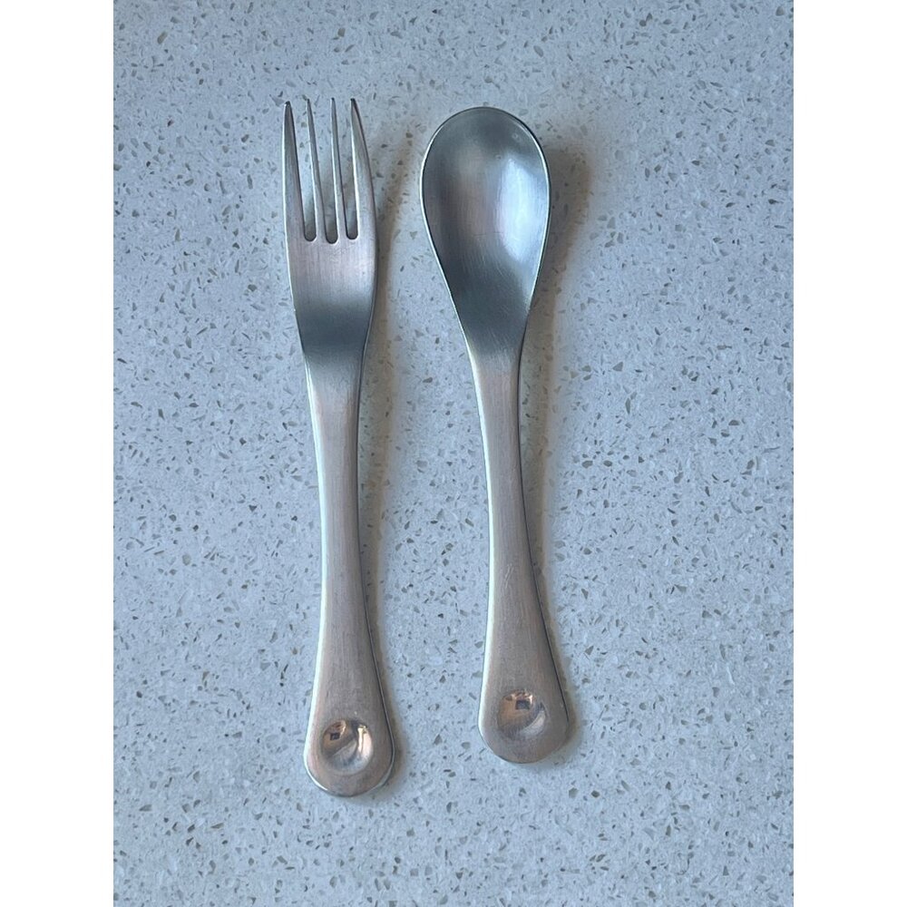 Robert Welch 18/10 Stainless Steel Fork & Spoon Designed By William Welch